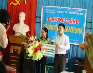 Việt Tâm Đức tiến hành chương trình Dinh dưỡng cho em